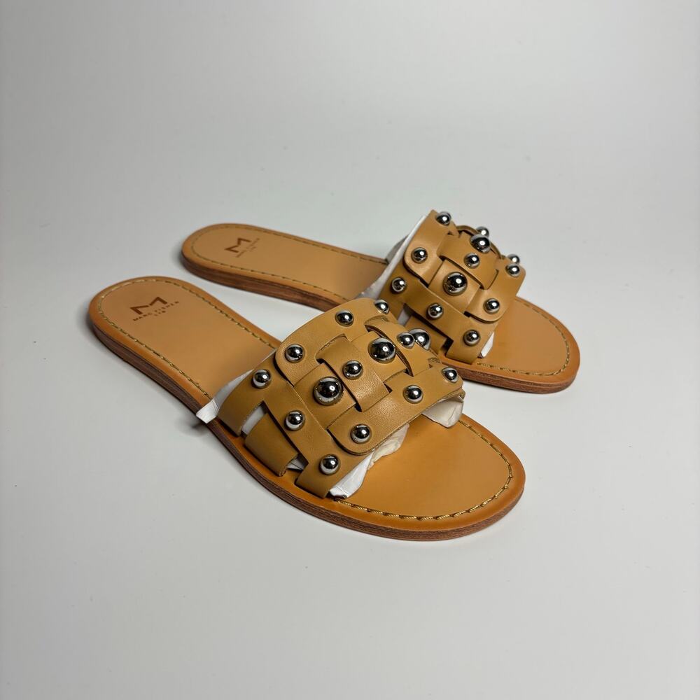 Marc Fisher LTD Pacca Studded Leather Sandals in Pacca